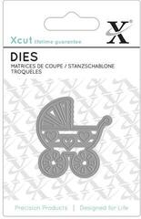 Template Docrafts xcut Templates Mini Baby Carriage 1 pc