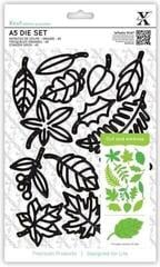 Template Docrafts xcut Templates A5 Leaves Mix 14 pcs