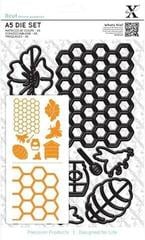 Mal Docrafts xcut Metal Cutting Dies A5 Beekeeping 9 pcs