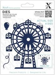Mal Docrafts xcut Metal Cutting Dies Ferris Wheel 4 pcs