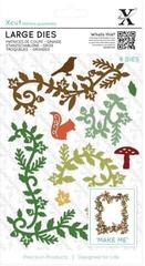 Template Docrafts xcut Templates Blossoming Forest 9 pcs