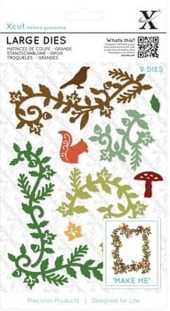 Șablon Docrafts xcut Șabloane Pădure înflorită 9 Bucăți - 1