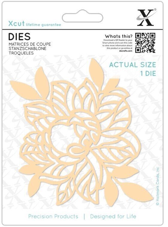 Embossing Docrafts xcut Шаблон за утискивање Flower