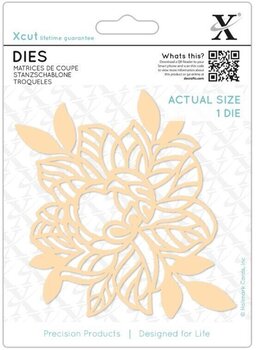 Embossing Docrafts xcut Шаблон за утискивање Flower - 1