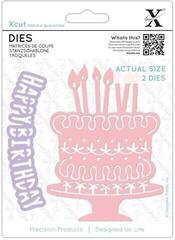 Embossing Docrafts xcut Embossing Template Birthday Cake