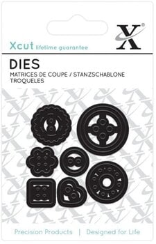 Šablona Docrafts xcut Šablone Mini gumbi 7 Kosov - 1