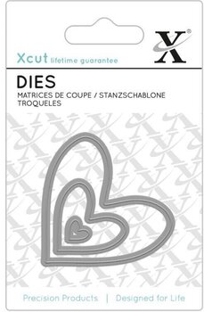 Šablona Docrafts xcut Šablone Srca 3 kom - 1