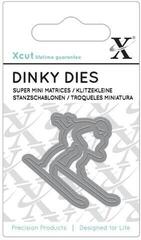 Embossing Docrafts xcut Embossing Template Skier