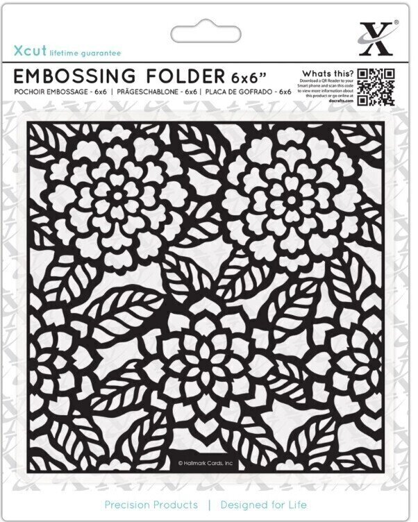 Embossing Docrafts xcut Prägetasche Chrysanthemen