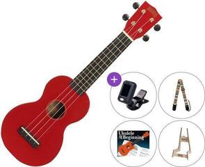 Sopránové ukulele Mahalo MR1-RD SET Red Sopránové ukulele