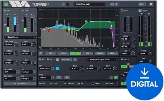 Software Plug-In FX Processor Wave Arts Trackplug 7 (Digital product) - 1