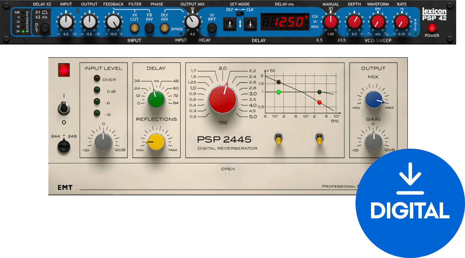 Studiový softwarový Plug-In efekt PSP Audioware PSP Studio Classics: Delay & Reverb (Digitální produkt)