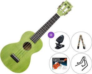 Konzert-Ukulele Mahalo ML2SG SET Sea Foam Green Konzert-Ukulele