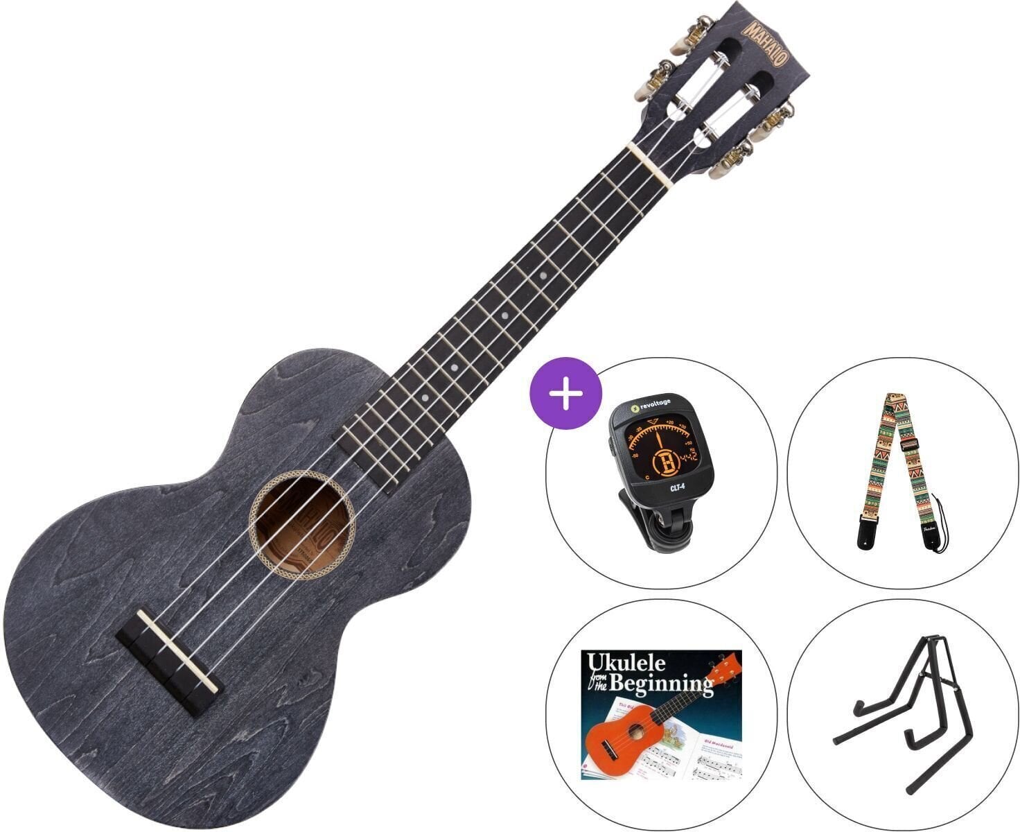 Koncert Ukulele Mahalo ML2SH SET Smoke Haze Koncert Ukulele