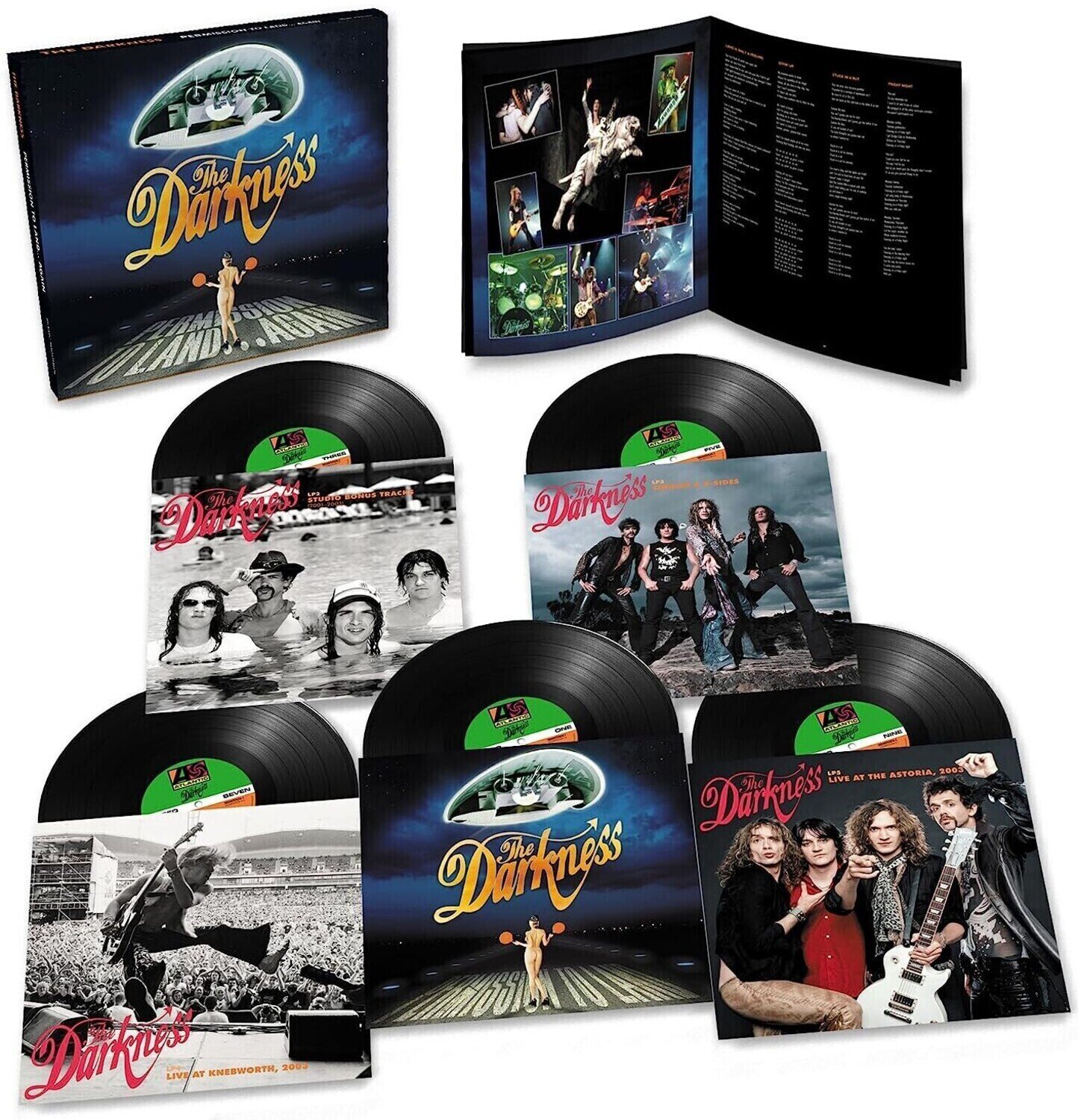 Disc de vinil The Darkness - Permission To Land… Again (Reissue) (Box Set) (Deluxe/Limited/Anniversary Edition) (5 LP)