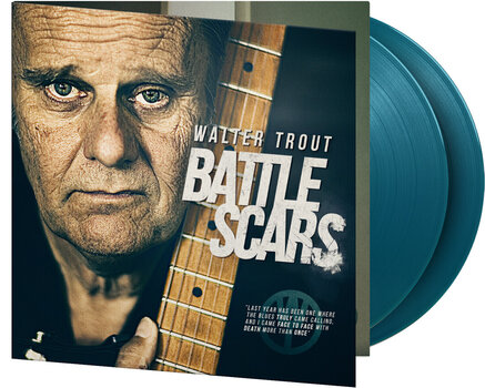 LP ploča Walter Trout - Battle Scars (Numbered/Anniversary/Limited Edition) (Aquamarine Coloured) (2 LP) - 1