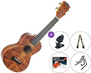 Concert Ukulele Mahalo MA2KA Artist Elite Series SET Photo Flame Koa Concert Ukulele