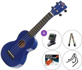 Soprano ukulele Mahalo MR1 SET Blue Soprano ukulele