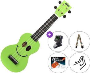 Sopránové ukulele Mahalo U-SMILE SET Green Sopránové ukulele