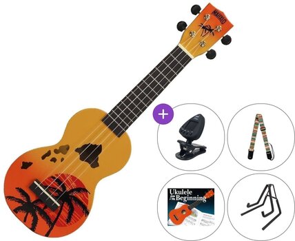 Σοπράνο Γιουκαλίλι Mahalo Hawaii SET Hawaii Orange Burst Σοπράνο Γιουκαλίλι - 1