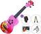 Ukulele soprano Mahalo Hibiscus SET Hibiscus Red Burst Ukulele soprano