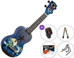 Soprano ukulele Mahalo MA1NJ Art Series SET Ninja Soprano ukulele