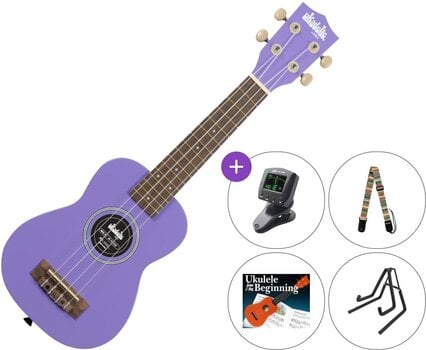 Soprano ukulele Kala Ukadelic SET Ultra Violet Soprano ukulele - 1