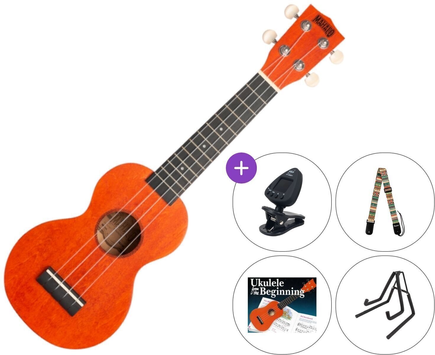Sopraninė ukulelė Mahalo ML1OS SET