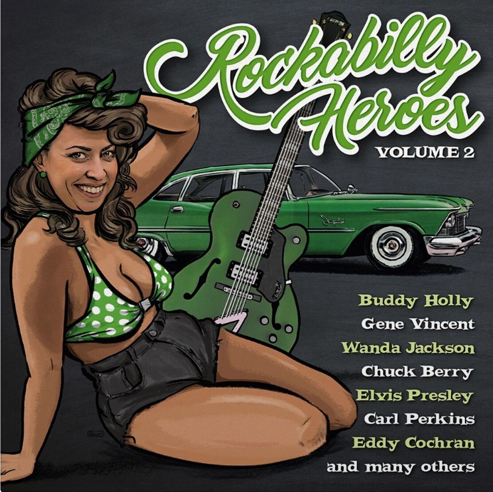 Disc de vinil Various Artists - Rockabilly Heroes Volume 2 (RSD) (Limited Edition) (Green Transparent Coloured) (180 g) (LP)