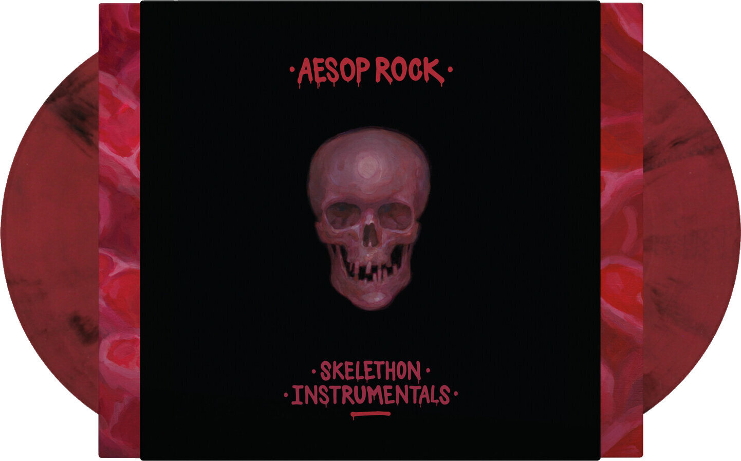 LP ploča Aesop Rock - Skelethon - Instrumentals (Limited Edition) (Red & Black Marbled Coloured) (2 LP)