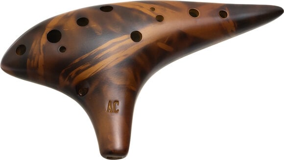 Ocarina Shamann C Tone 12 Holes Golden Spirit Ocarina - 1