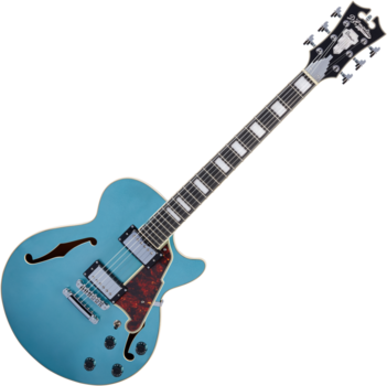 Guitare semi-acoustique D'Angelico Premier SS 2019 Ocean Turquoise - 1
