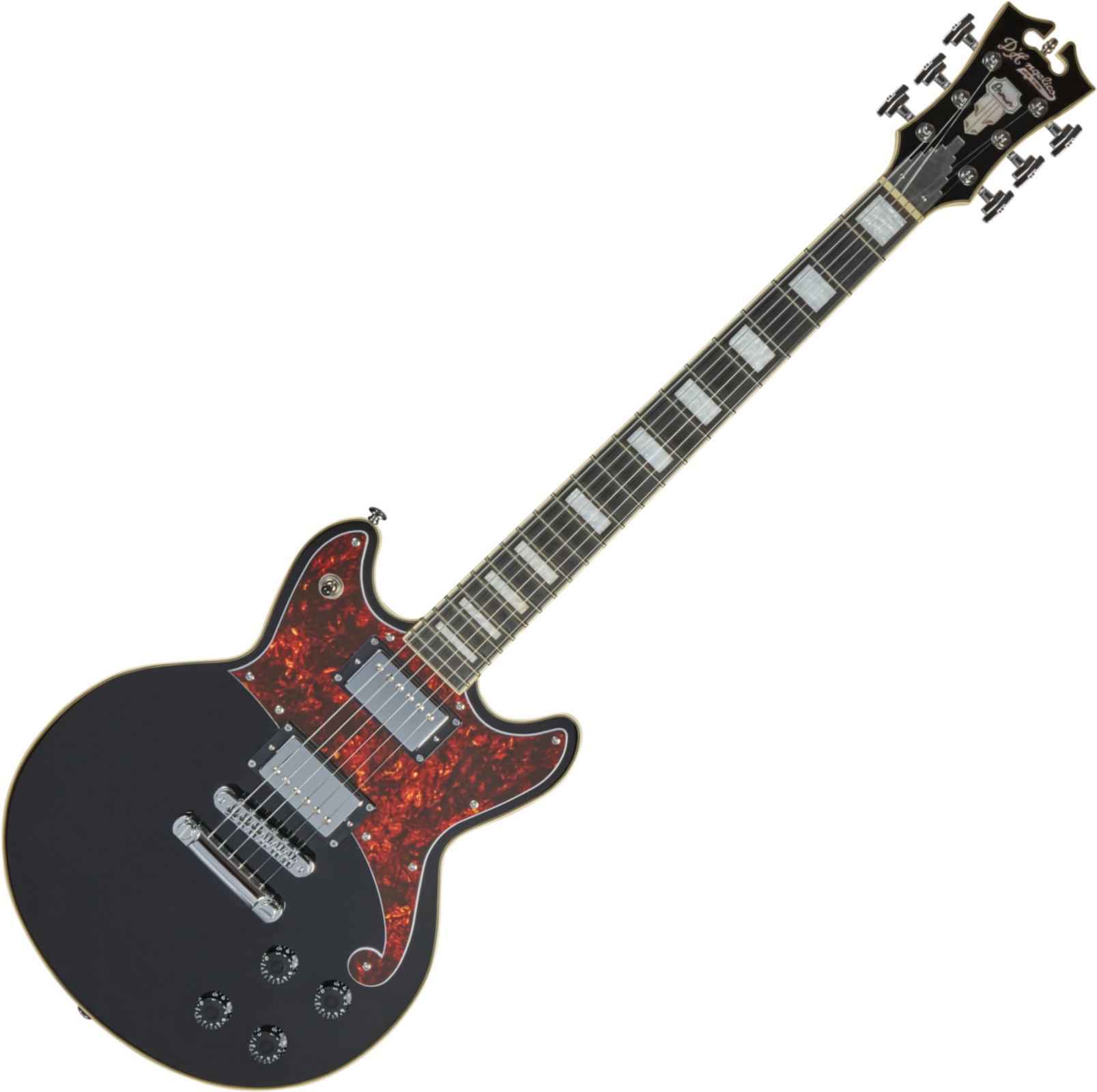 Elektrisk guitar D'Angelico Premier Brighton 2019 Sort