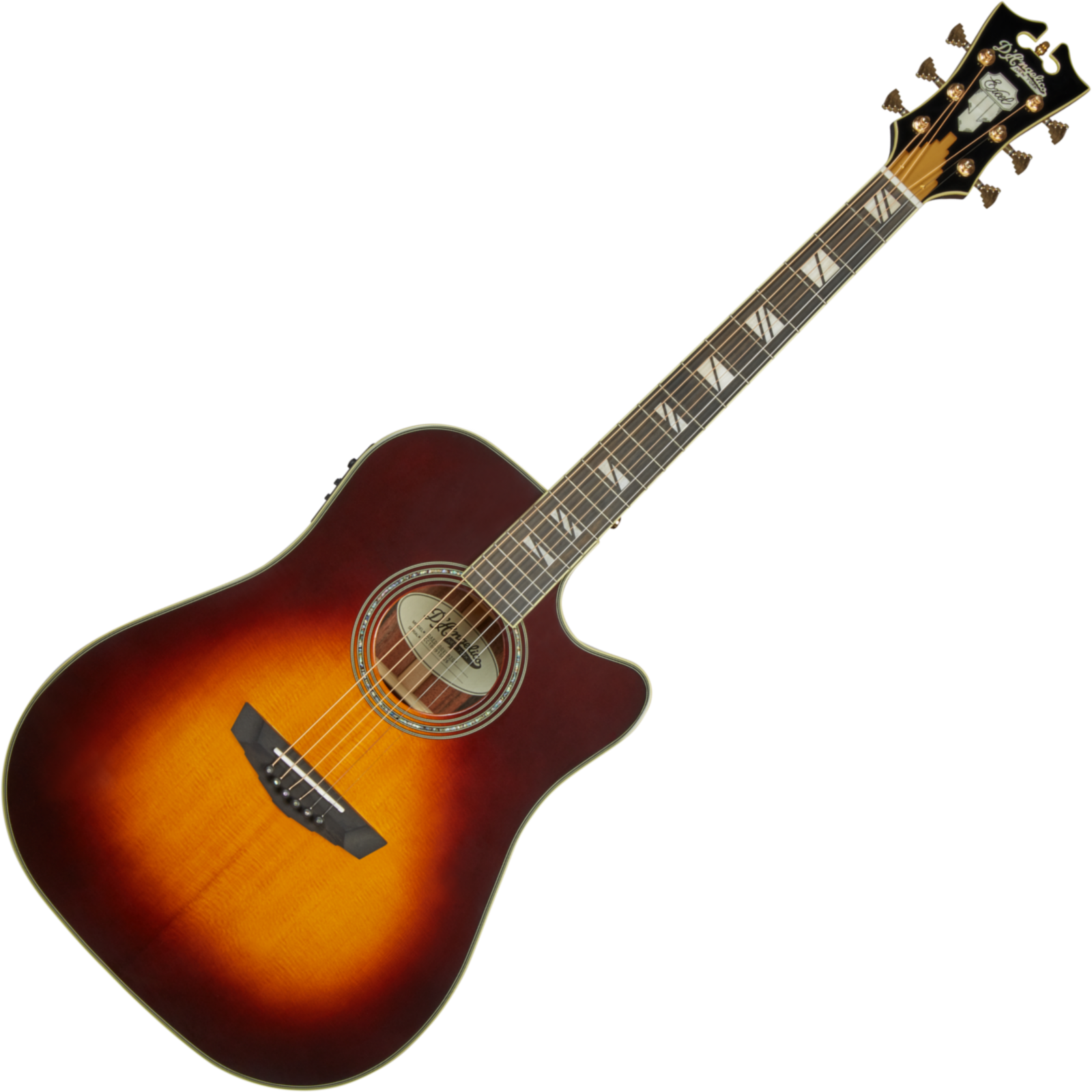 electro-acoustic guitar D'Angelico Excel Bowery 2019 Vintage Sunburst