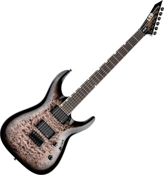 Elektrisk gitar ESP LTD MH-400HT/QM SEE THRU BLACK SUNBURST - 1