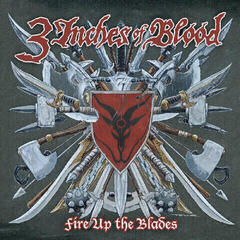 LP ploča 3 Inches Of Blood - Fire Up The Blades (Limited Edition) (Crimson Fire Coloured) (2 LP)