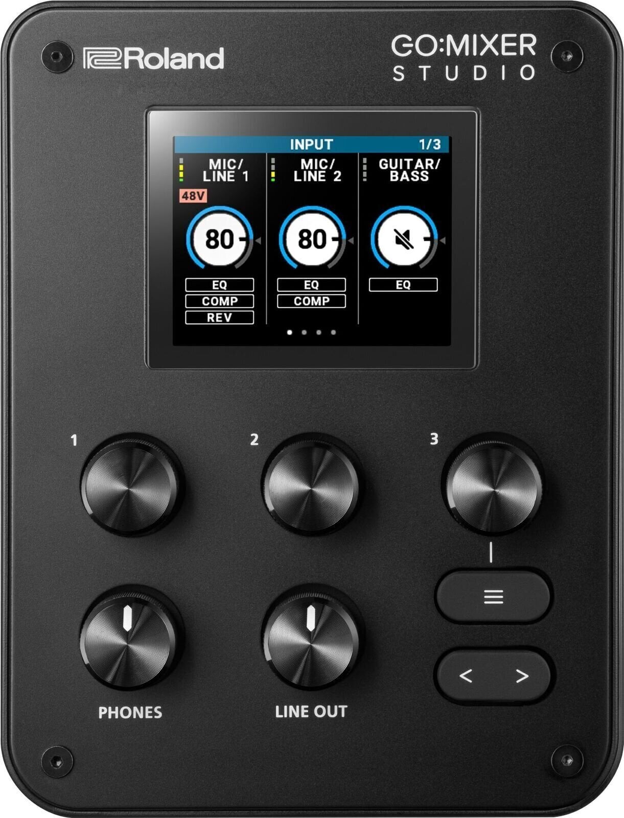 Interface áudio USB Roland GO:MIXER STUDIO Interface áudio USB