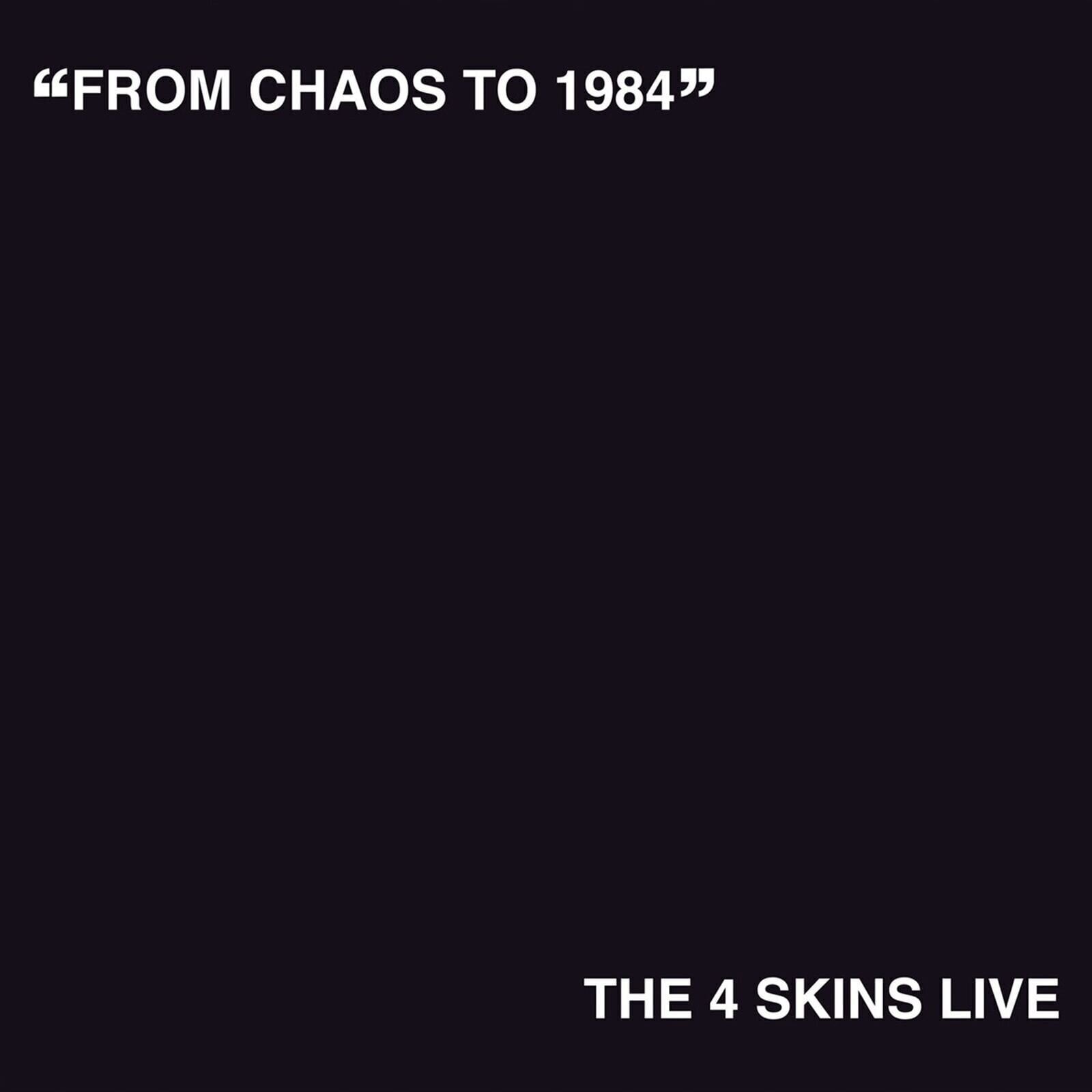 Disc de vinil 4 Skins - From Chaos To 1984 (The 4 Skins Live) (Reissue) (Red Coloured) (LP)