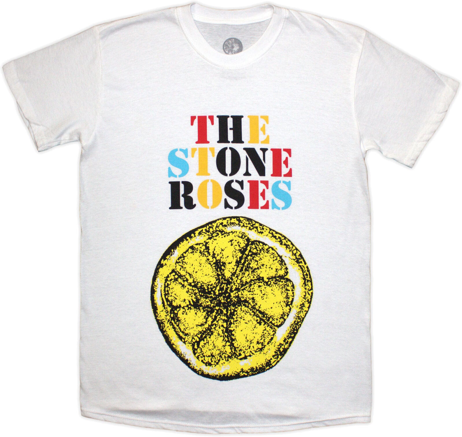 Skjorte The Stone Roses Lemon Multicolour White 2XL Skjorte