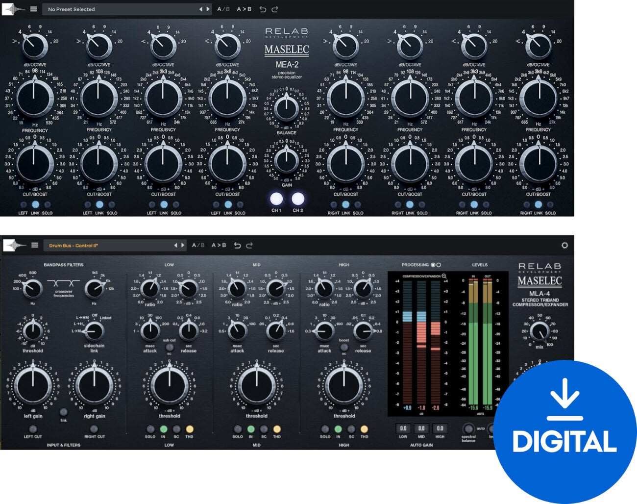 Programvare-plugin FX-prosessor Relab Development Maselec Bundle