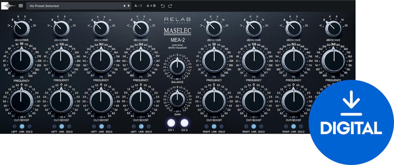 Studio software plug-in effect Relab Development Maselec MEA-2 (Digitaal product)