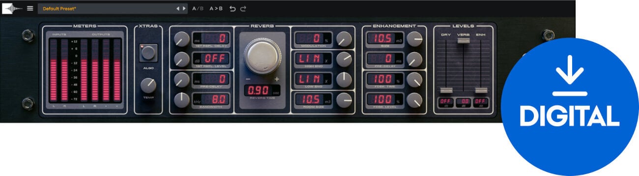 Procesador de efectos de complemento de software Relab Development QuantX Natural Resonance Reverb (Producto digital)
