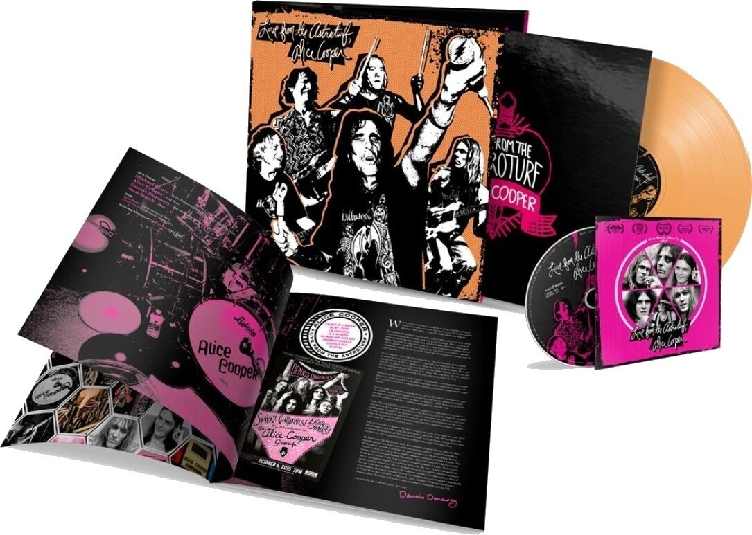 LP ploča Alice Cooper - Live From The Astroturf (Limited Edition) (Apricot Opaque Coloured) (180 g) (LP + DVD)