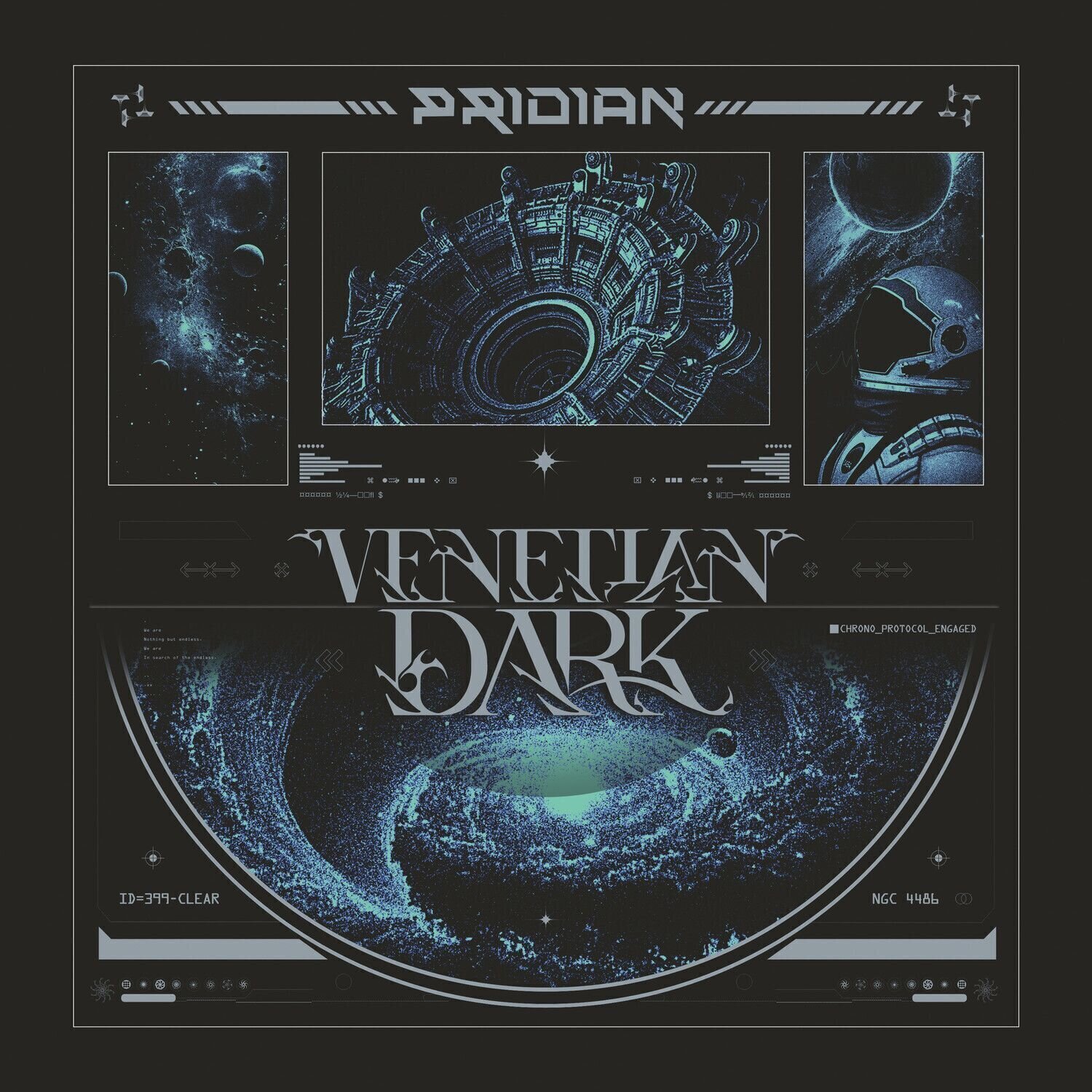 LP ploča Pridian - Venetian Dark (Limited Edition) (Blue Black Marbled Coloured) (LP)