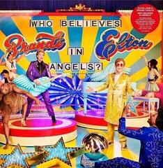 Disque vinyle Elton John & Brandi Carlile - Who Believes In Angels? (Limited Edition) (Pink Spiral with Yellow Coloured) (LP)