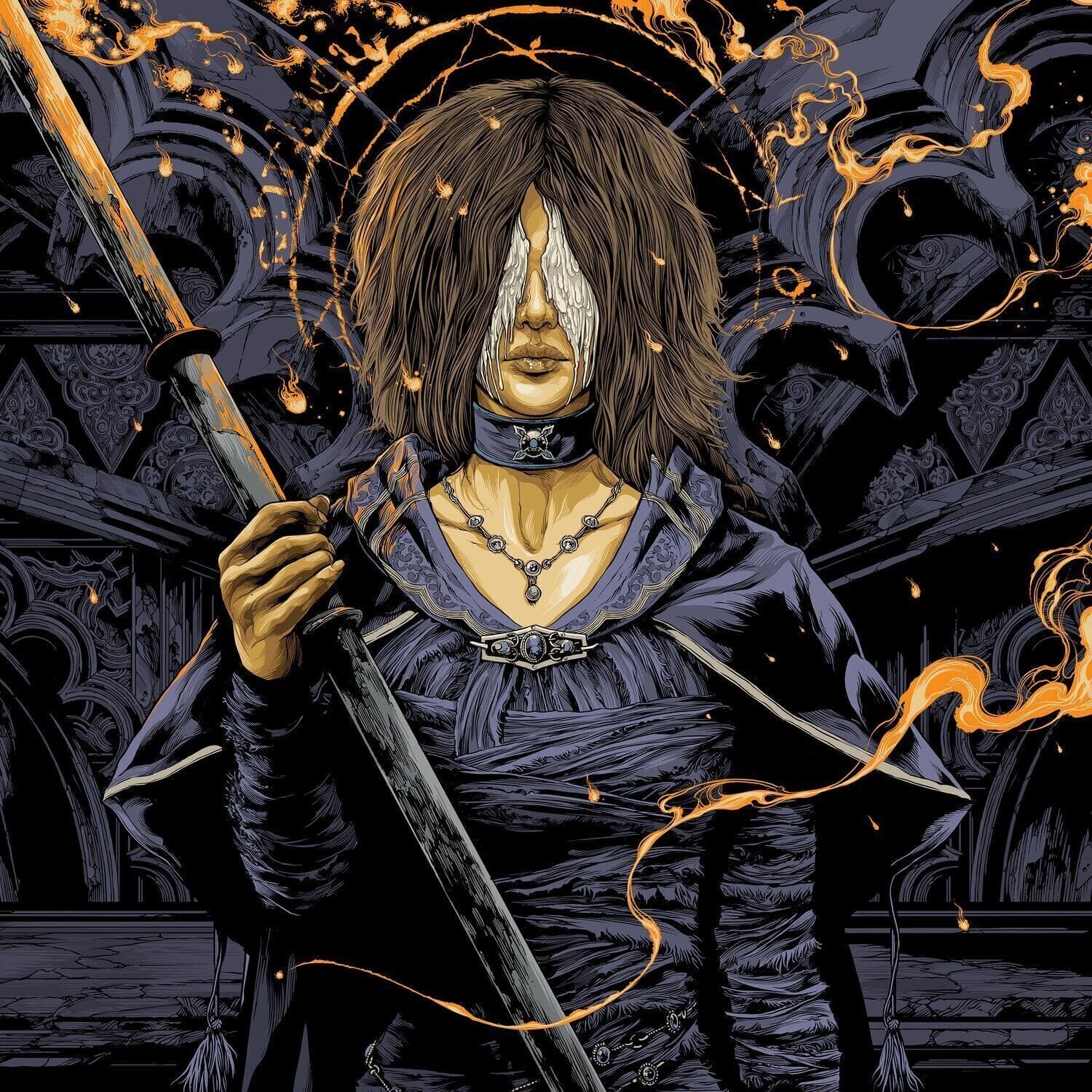 Disc de vinil Shunsuke Kida - Demon's Souls Original Soundtrack (Limited Edition) (Gold Coloured) (2 LP)