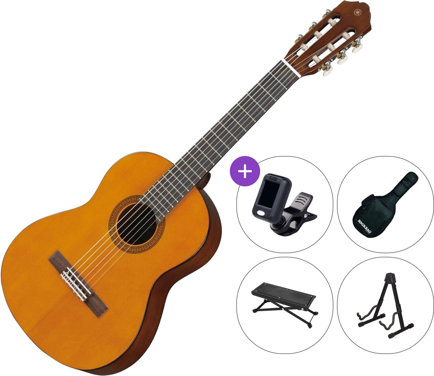 1/2 Konzertgitarre für Kinder Yamaha CGS102AII SET Natural 1/2 Konzertgitarre für Kinder
