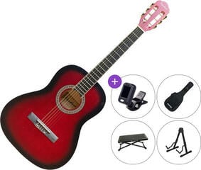 Chitară clasică mărimea ¾ pentru copii Pasadena SC041 3/4 RB SET Red Burst Chitară clasică mărimea ¾ pentru copii