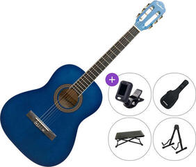 3/4 Konzertgitarre für Kinder Pasadena SC041 3/4 BL SET Blue 3/4 Konzertgitarre für Kinder