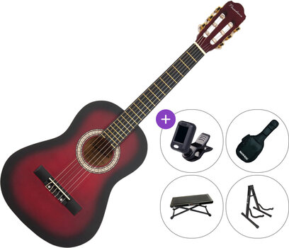 1/2 Konzertgitarre für Kinder Pasadena SC041 1/2 RB SET Red Burst 1/2 Konzertgitarre für Kinder - 1